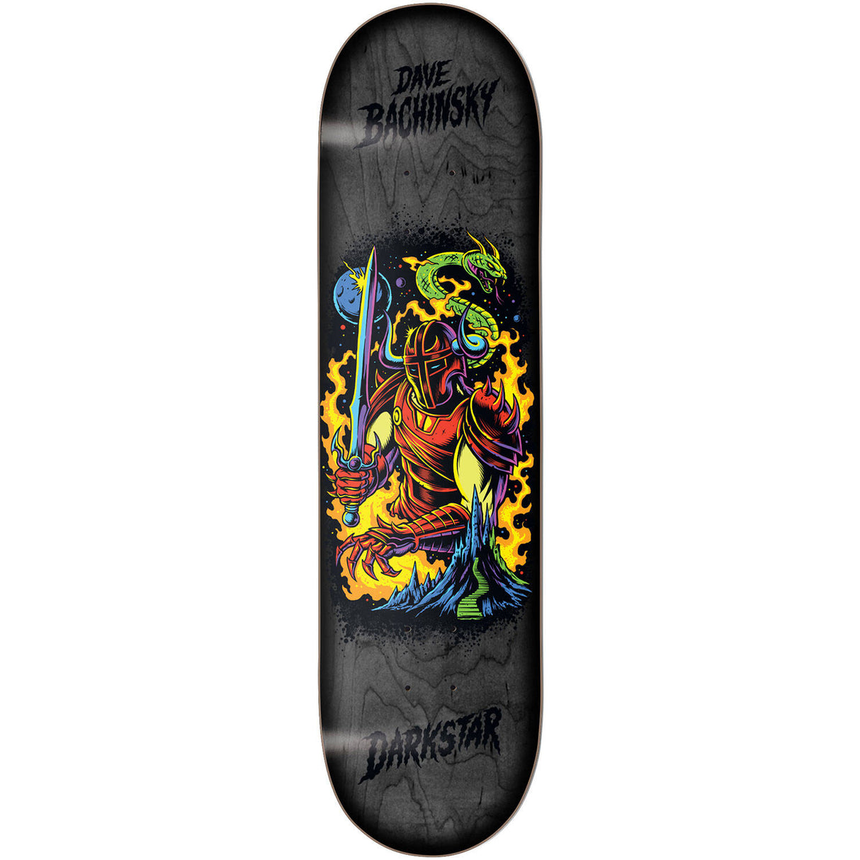 Darkstar Blacklight Skateboard Deck - Bachinsky 8"