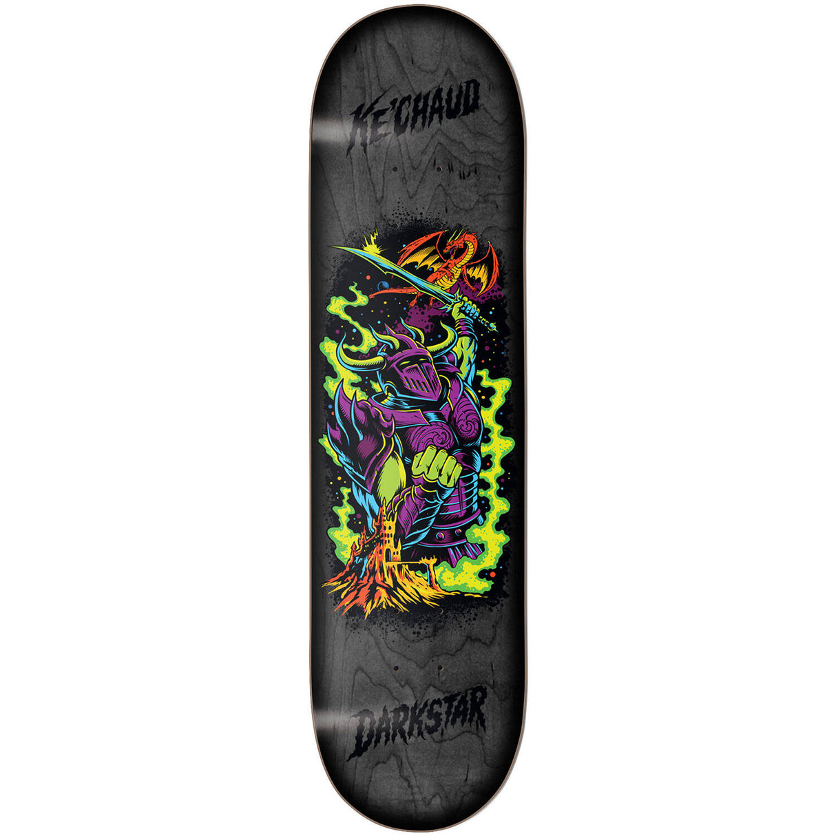 Darkstar Blacklight Skateboard Deck - Kechaud 8.125"