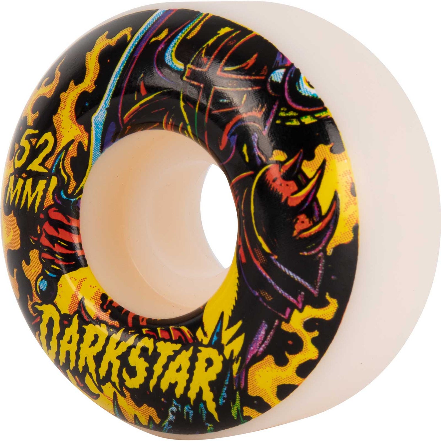 Darkstar Blacklight Skateboard Wheels - Yellow 52mm