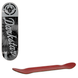 Darkstar Contra Skateboard Deck - Black/Silver 8.375"