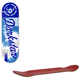 Darkstar Contra Skateboard Deck - Blue/Silver 8"
