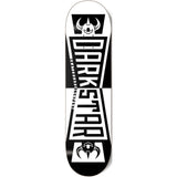 Darkstar Divide Skateboard Deck - Black/White 8.25''