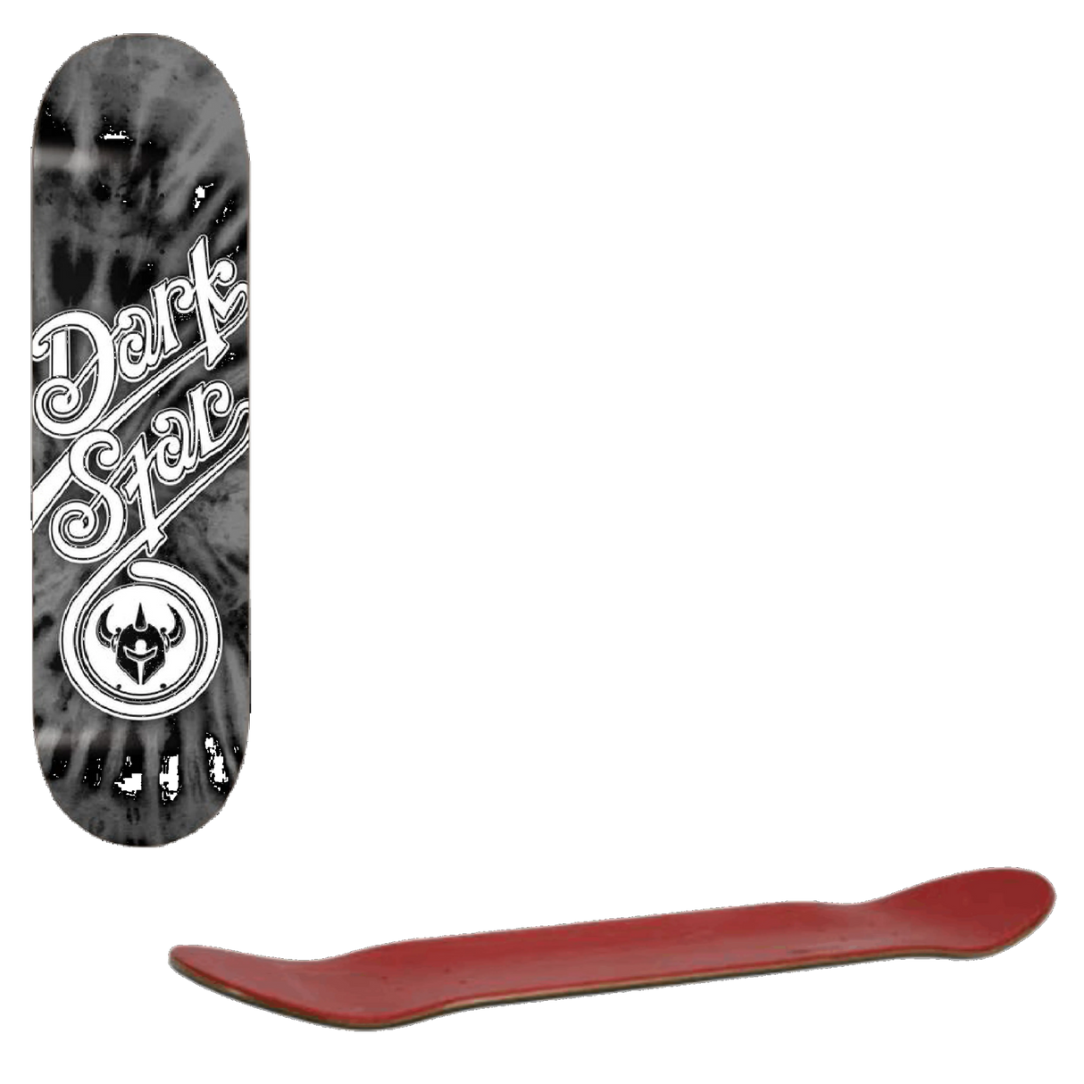 Darkstar Insignia Skateboard Deck - Silver 8.375''