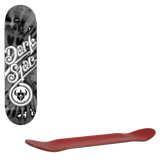 Darkstar Insignia Skateboard Deck - Silver 8.375''