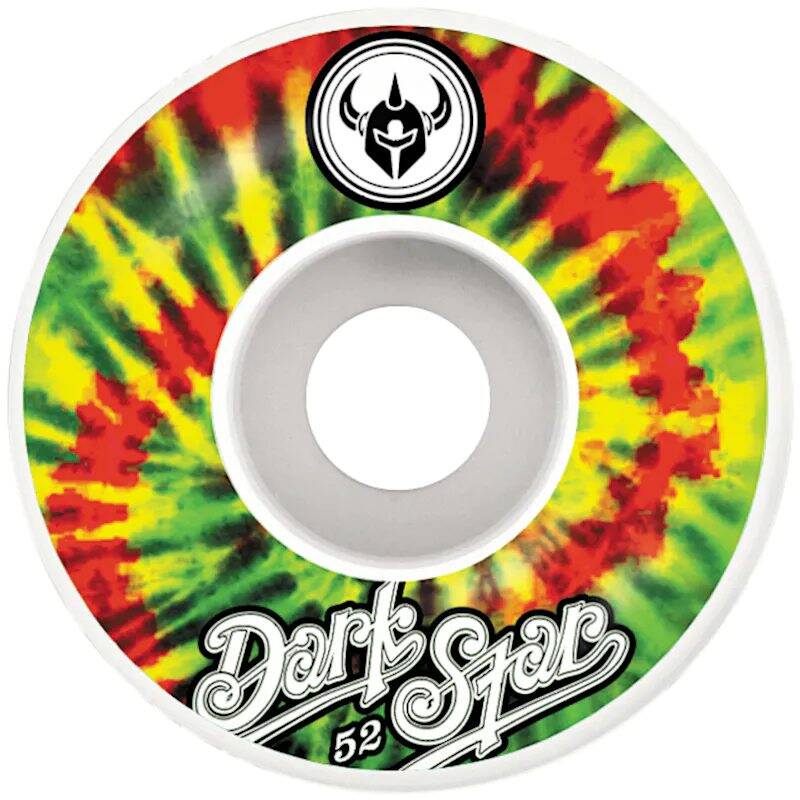 Darkstar Insignia Skateboard Wheels - Rasta 52mm