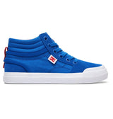 DC Evan Hi RE6 Skate Shoes - Royal/True Red