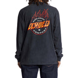DC Fiery L/S T Shirt - Black