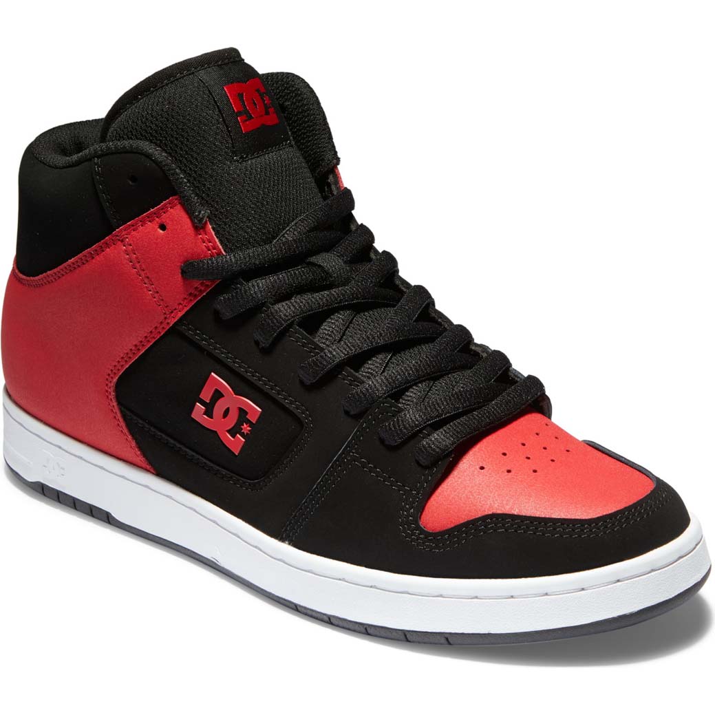 DC Manteca 4 Hi Skate Shoes - Black/Red