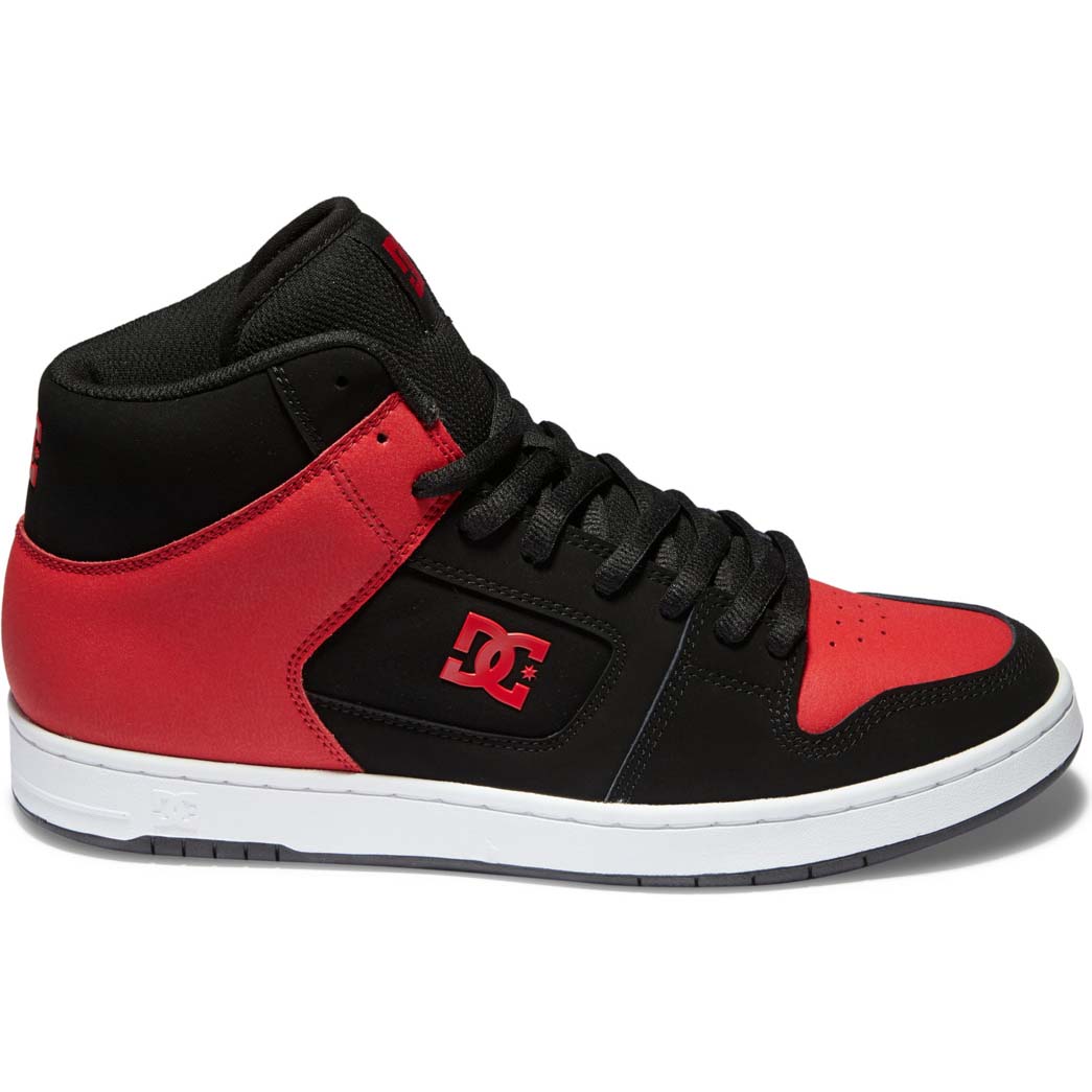 DC Manteca 4 Hi Skate Shoes - Black/Red