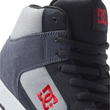 DC Manteca 4 Hi Zero Waste Skate Shoes - Black/Red/Grey