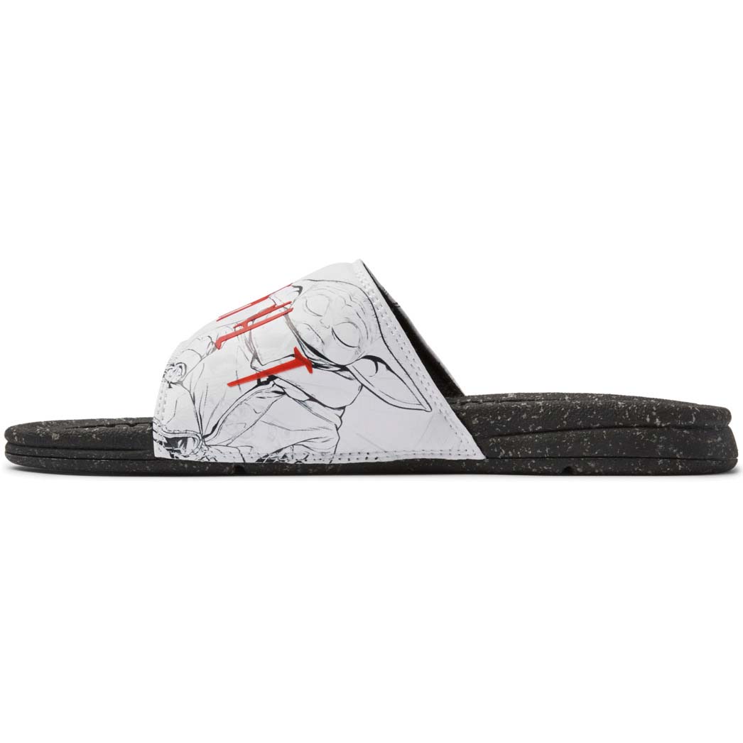 DC x Mandalorian Bolsa Flip-Flops - Black/White/Orange