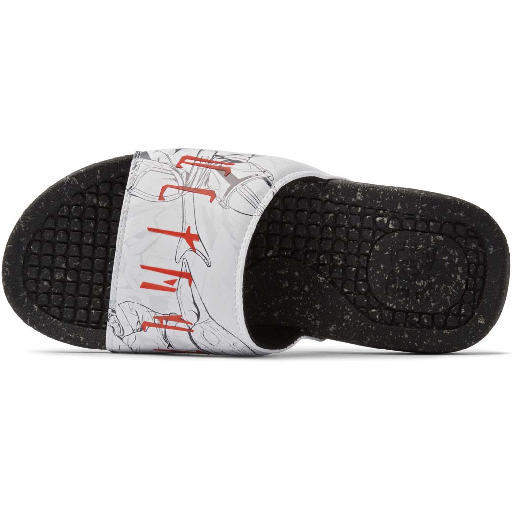 DC x Mandalorian Bolsa Flip-Flops - Black/White/Orange