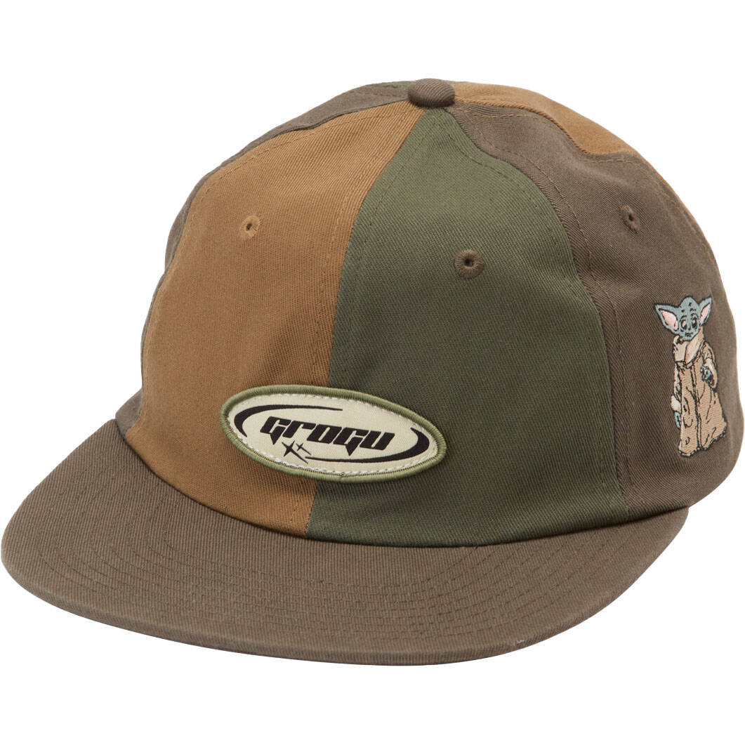 DC x Mandalorian Grogu 6 Panel Cap - Multi Green