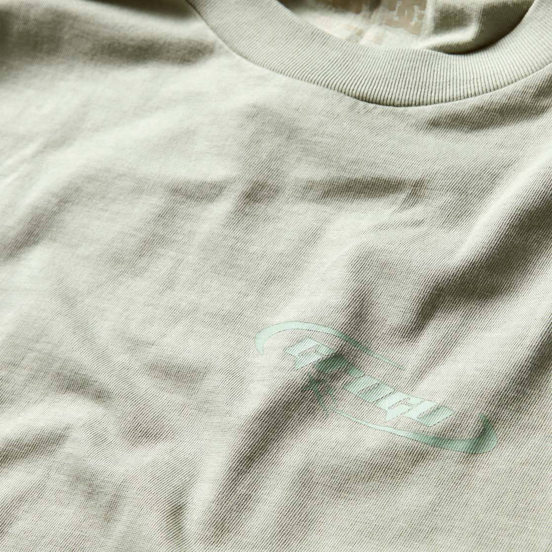 DC x Mandalorian Gogu The Child T Shirt - Slit Green Enzyme Wash