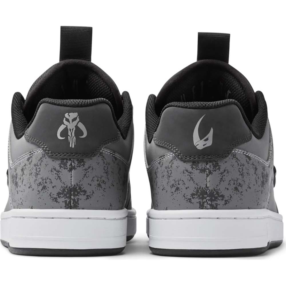 DC x Mandalorian Manteca Skate Shoes - Black/Metallic Silver