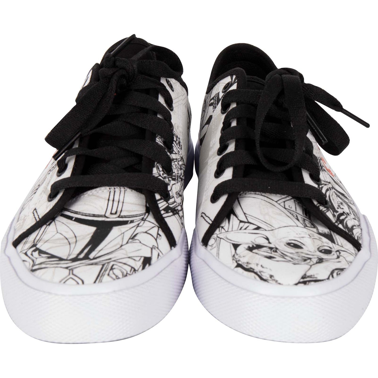 DC x Mandalorian Manual Skate Shoes - White/Black