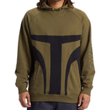 DC x Mandalorian Mando Colourblock Hoodie - Ivy Green/Black