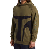DC x Mandalorian Mando Colourblock Hoodie - Ivy Green/Black