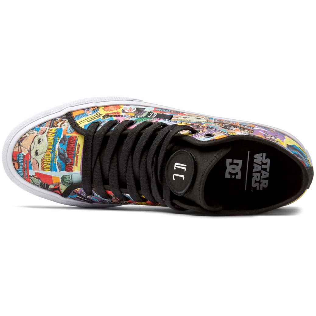 DC x Mandalorian Manual Hi Skate Shoes - Black/Multi