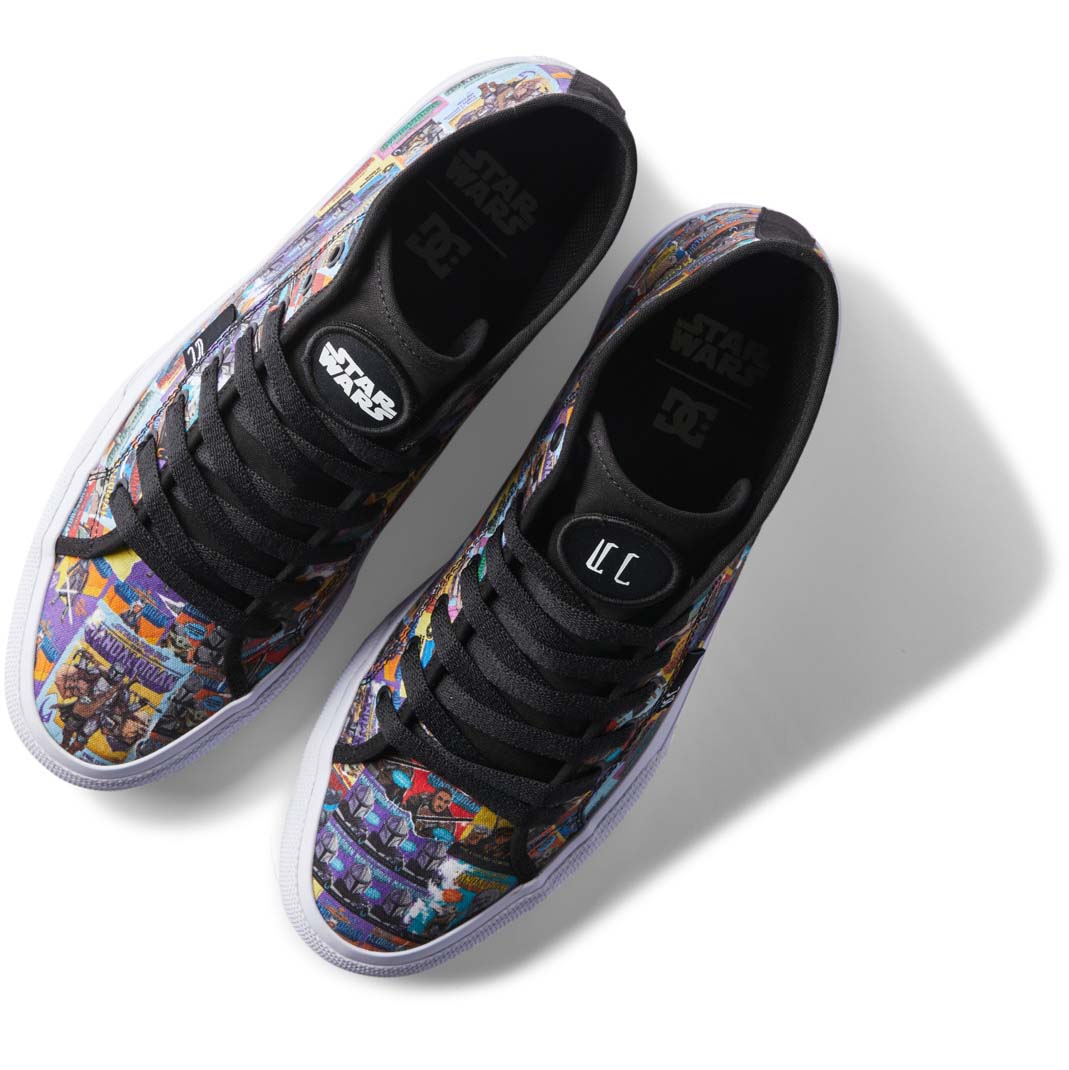 DC x Mandalorian Manual Hi Skate Shoes - Black/Multi