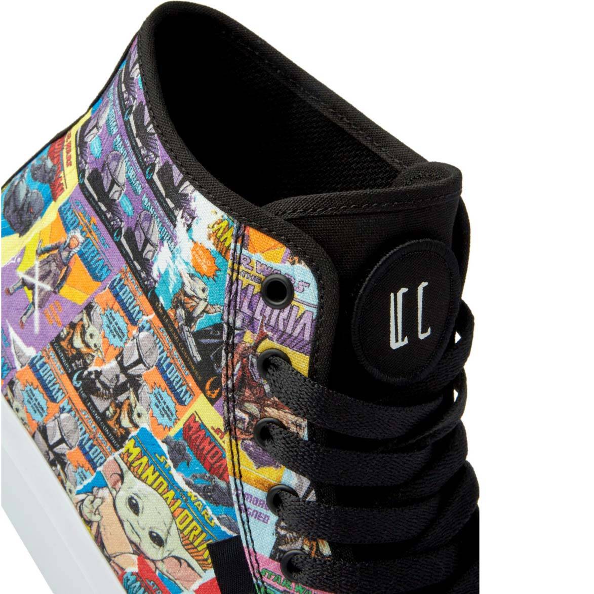 DC x Mandalorian Manual Hi Skate Shoes - Black/Multi