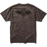 DC x Mandalorian Mando Travel T Shirt - Dark Shadow Rain Wash