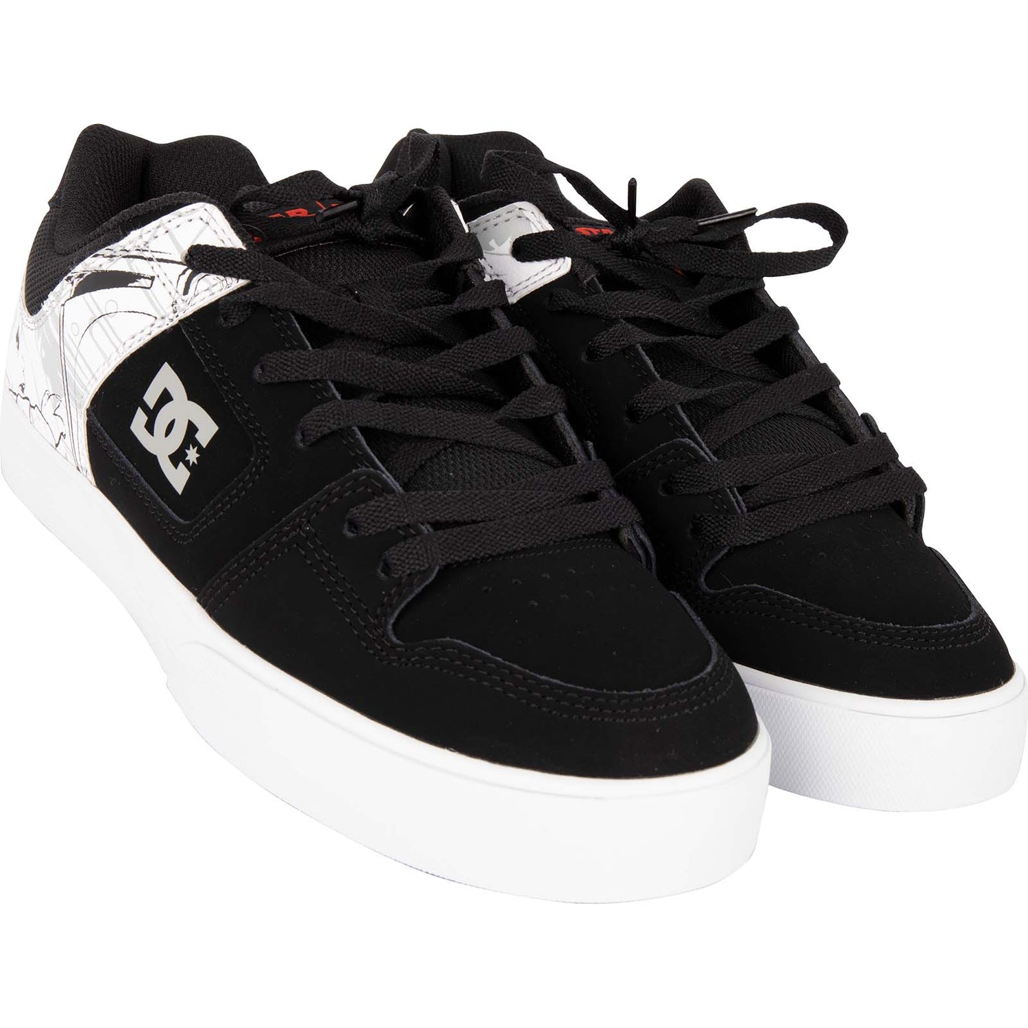 DC x Mandalorian Pure Skate Shoes - Black/White/Grey