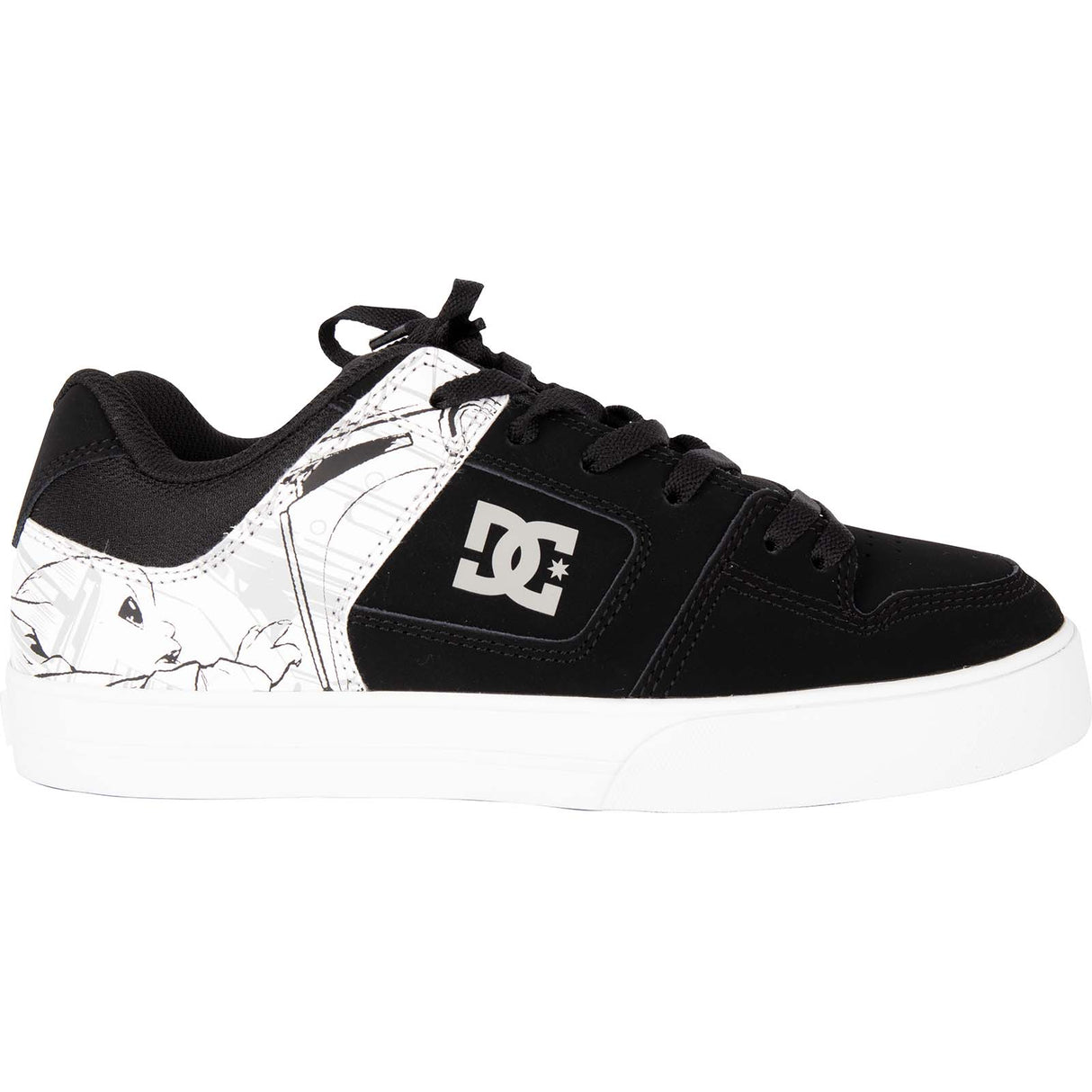 DC x Mandalorian Pure Skate Shoes - Black/White/Grey