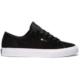 DC Manual Leather Skate Shoes - Black/White