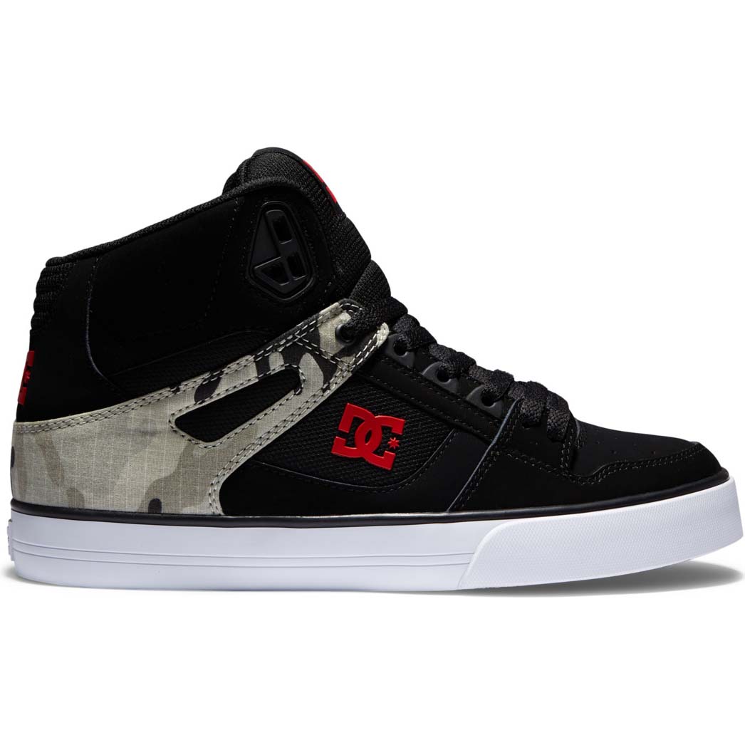 DC Pure High-Top Skate Shoes - Astro Camo/Black
