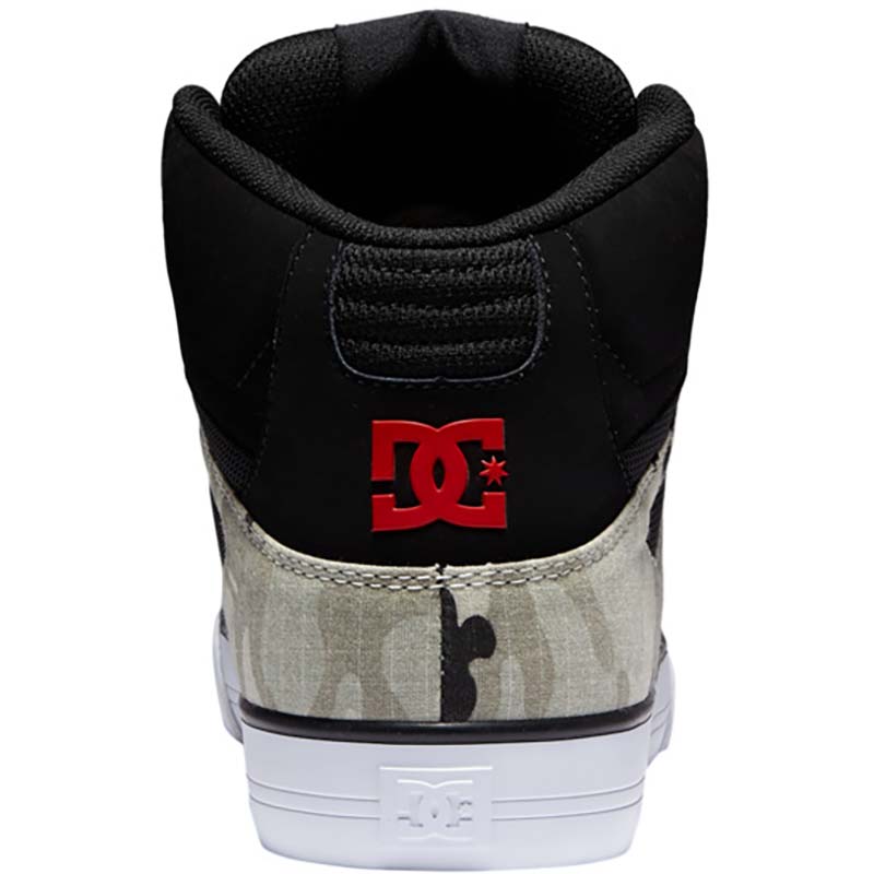DC Pure High-Top Skate Shoes - Astro Camo/Black
