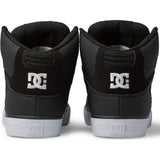 DC Pure High-Top Skate Shoes - Black/Black/White