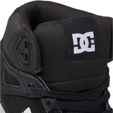 DC Pure High-Top Skate Shoes - Black/Black/White