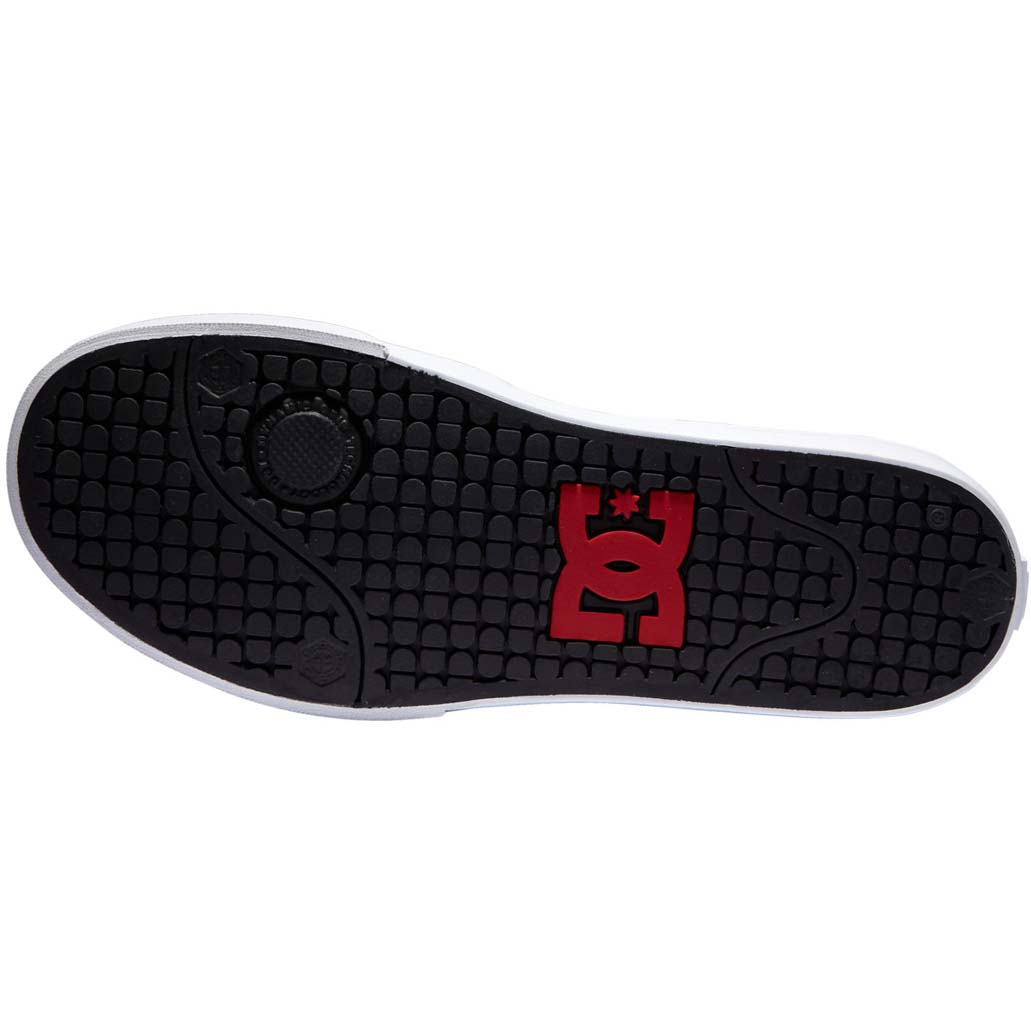 DC Pure Mid Skate Shoes - Black/Red