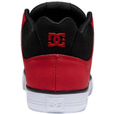 DC Pure Mid Skate Shoes - Black/Red