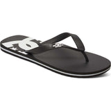 DC Spray Flip-Flops - Black/Black/White