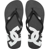 DC Spray Flip-Flops - Black/Black/White
