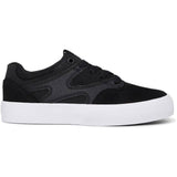 DC Kalis Vulc Youth Skate Shoes - Black/Black/White