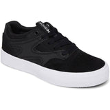 DC Kalis Vulc Youth Skate Shoes - Black/Black/White