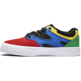 DC Kalis Vulc Youth Skate Shoes - Black/Multi