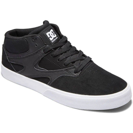 DC Kalis Vulc Mid Skate Shoes - Black/Black/White