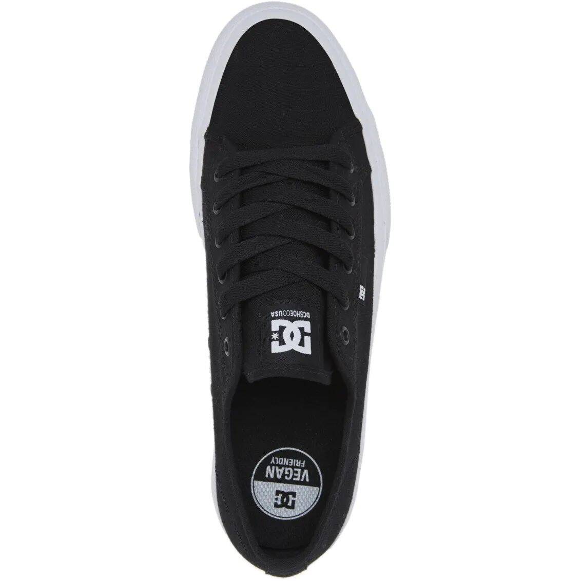 DC Manual Skate Shoes - Black/White