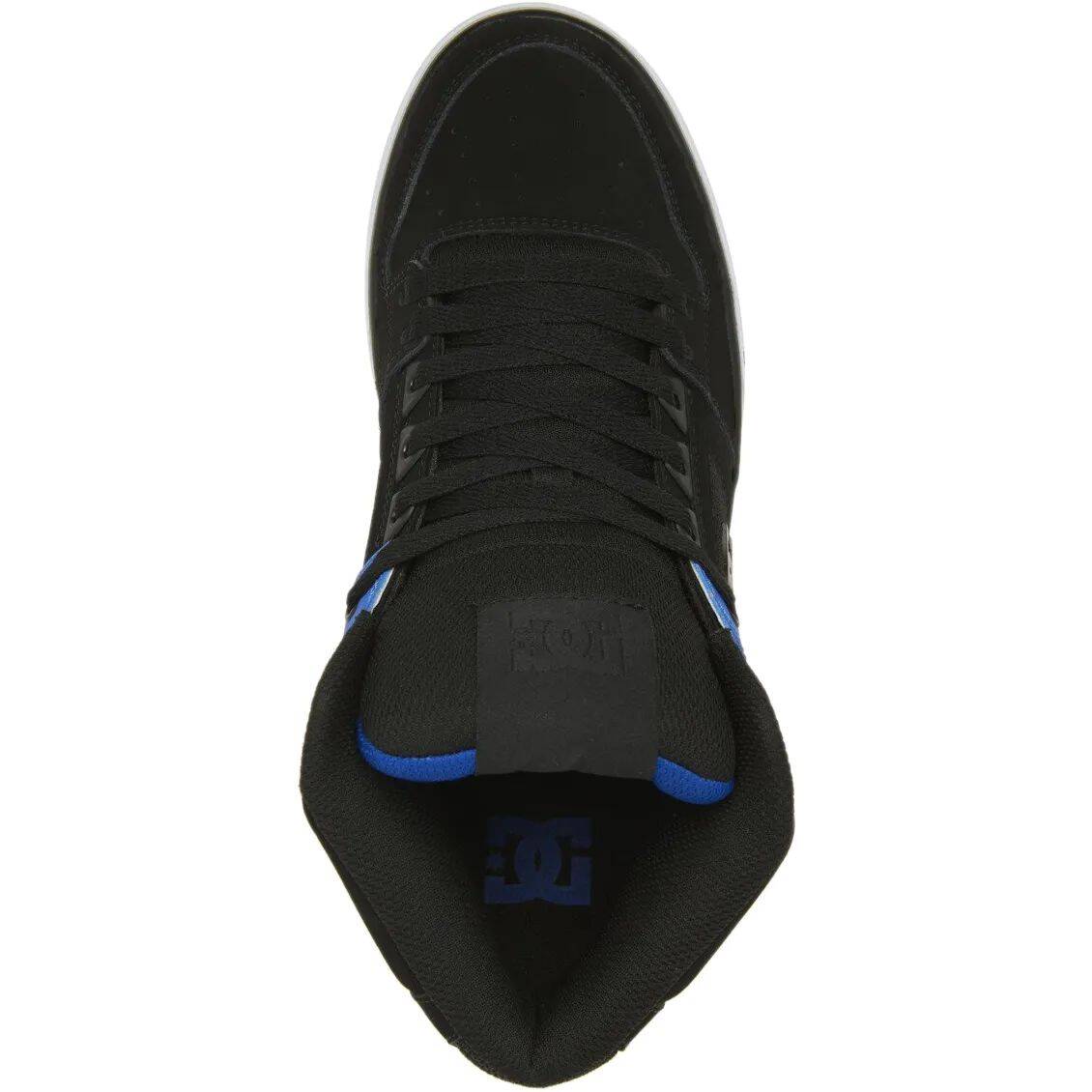 DC Pure WC High Top Skate Shoes - Black/Blue