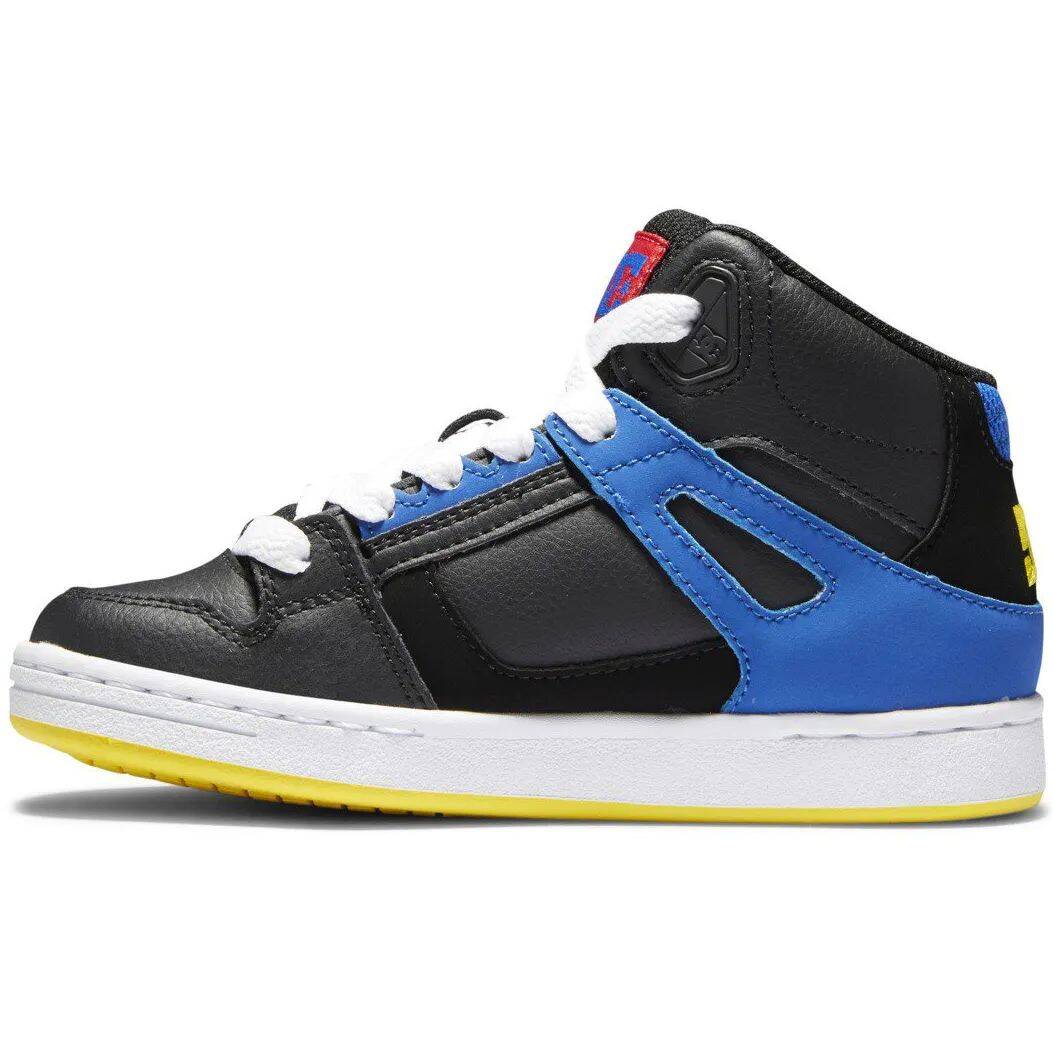 DC Pure High-Top Youth Skate Shoes - Black/Multi