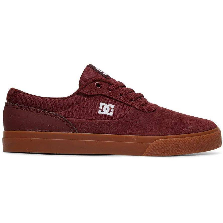 DC Switch Skate Shoes - Burgundy