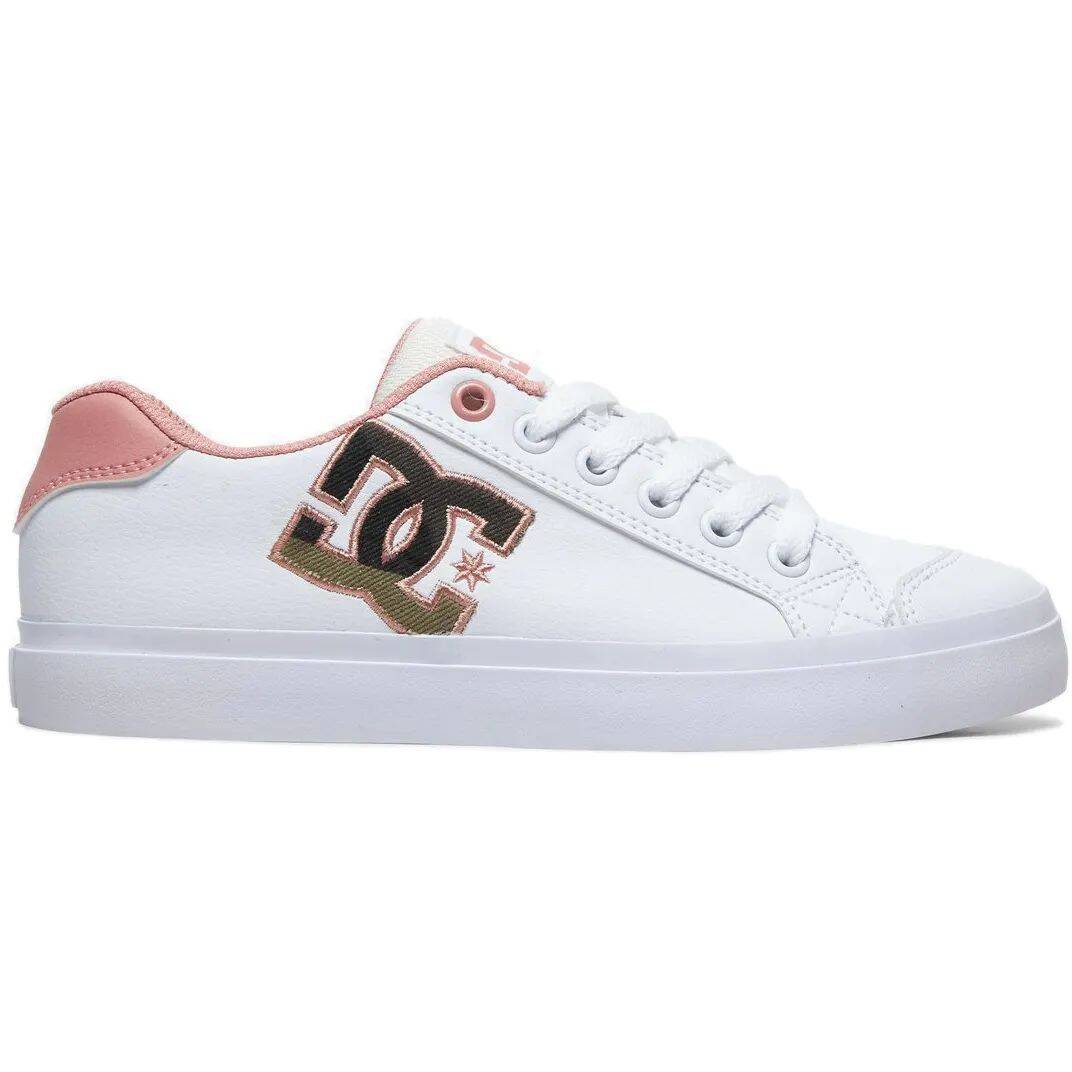 DC Chelsea Plus SE SN Skate Shoes - White/Pink