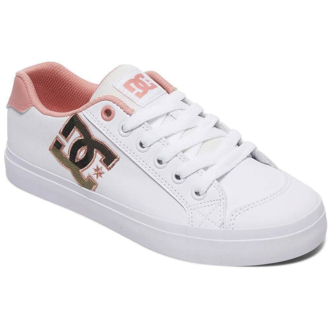 DC Chelsea Plus SE SN Skate Shoes - White/Pink