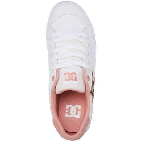 DC Chelsea Plus SE SN Skate Shoes - White/Pink