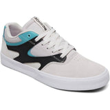 DC Kalis Vulc Skate Shoes - Grey/Black/White