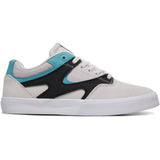 DC Kalis Vulc Skate Shoes - Grey/Black/White UK 7